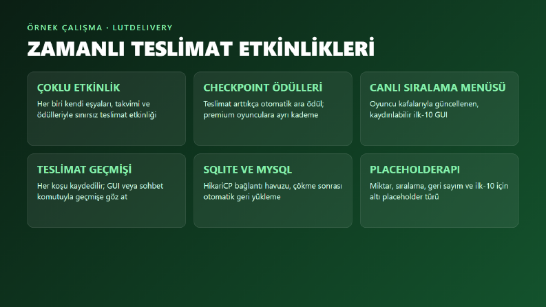 LutDelivery ve MetaCoin: Minecraft Eklenti Örnekleri