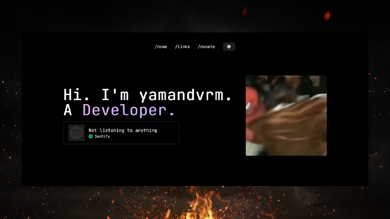 Personal Website - ReactJS UI Tasarımı