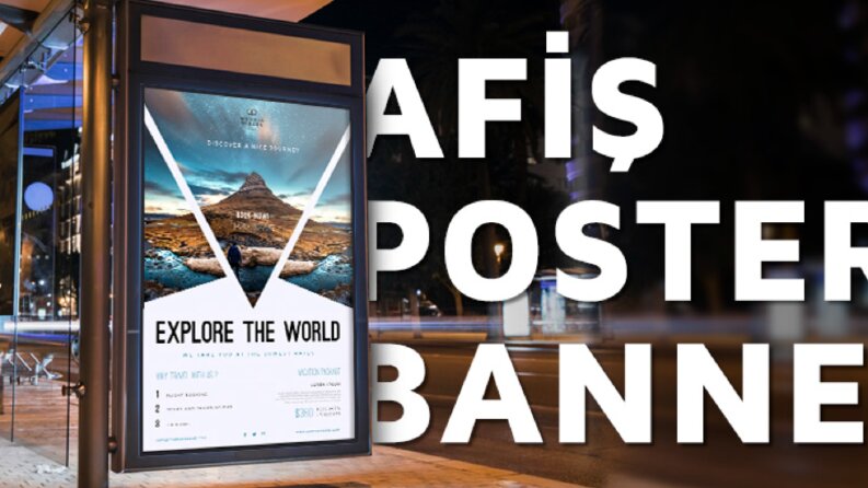 Sizin için mükemmel reklam veya banner tasarlayabilirim