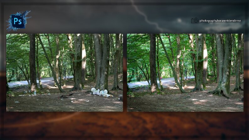 Ben, arka plan fotoğraflarınızı temizler ve tonlarım