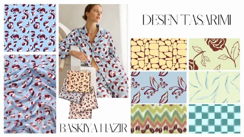 Markanıza Özel Seamless Desen Tasarımı — Baskıya Hazır Tesli