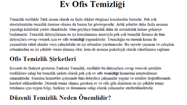 İş örneğim