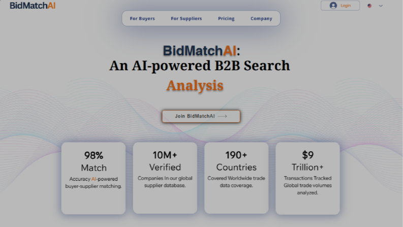 BidMatchAI: B2B Tedarik Zinciri için Yapay Zeka Katmanı