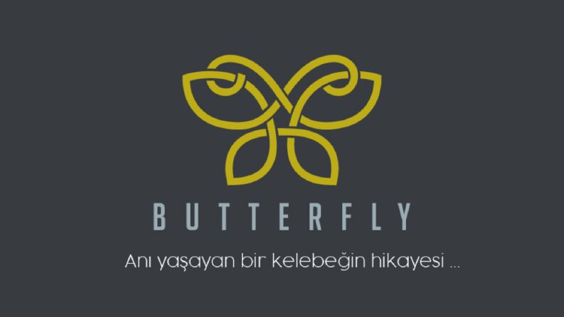 Butterfly blog logo tasarımı çalışmam 