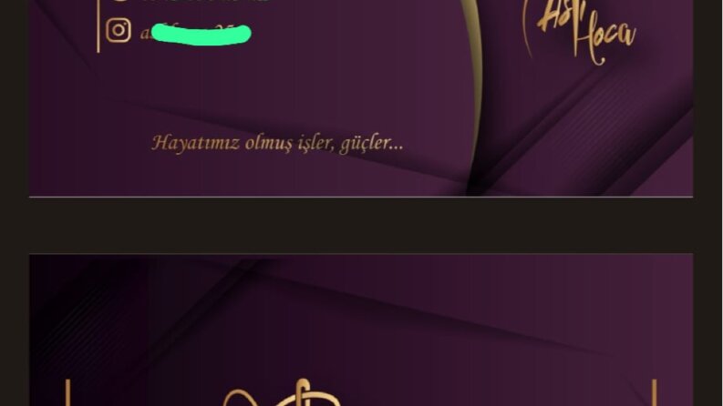 kartvizit tasarımı