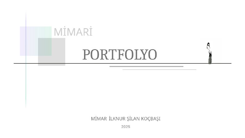 Plan, Kesit, 3D Render ve Konsept Odaklı Mimari Projeler