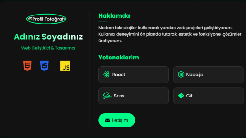Kişisel Web Sitesi