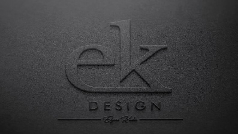 E&K DESİGN LOGO ÇALISMASI 