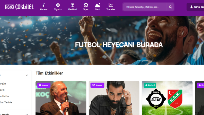 Online Bilet ve Rezervasyon Sistemi