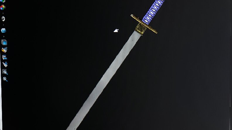 3 boyutlu katana tasarımı