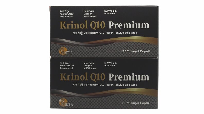Krinol Q10 Premium için ambalaj Tasarımı