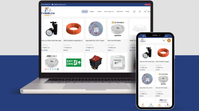 Tusnelda Enerji Websitesi