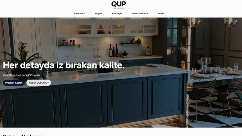 Mobilya Firması Showroom Sitesi