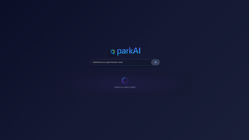 QPARK AI FİRMASINA PROJE ARAMA MOTORU