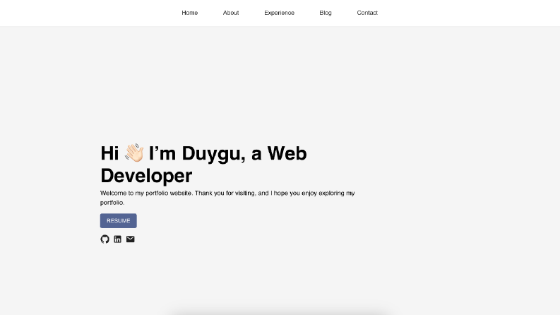 Portfolio: duyguevrim.com