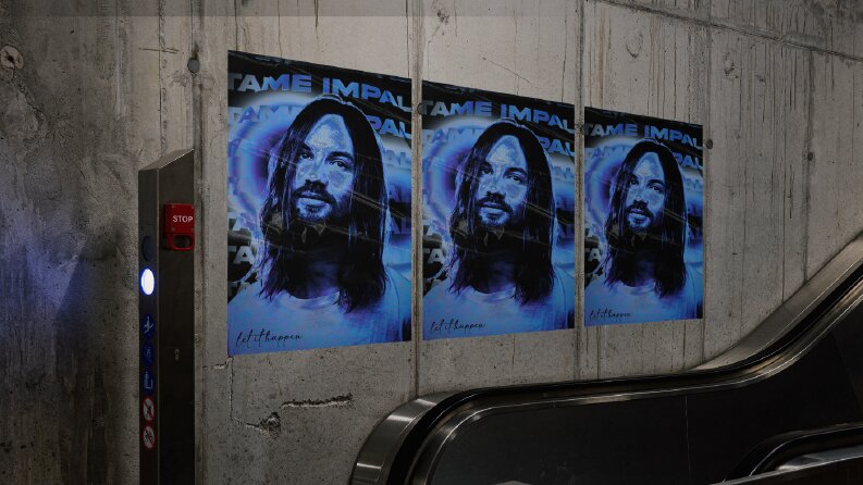 Tame Impala Konser Poster Tasarımı
