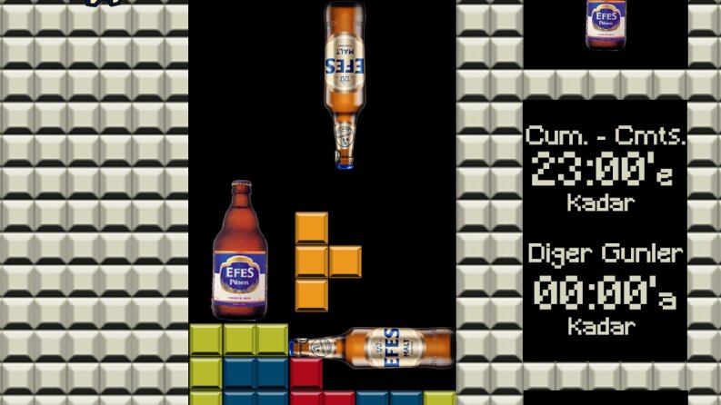 Tetris Temalı İllüstrasyon