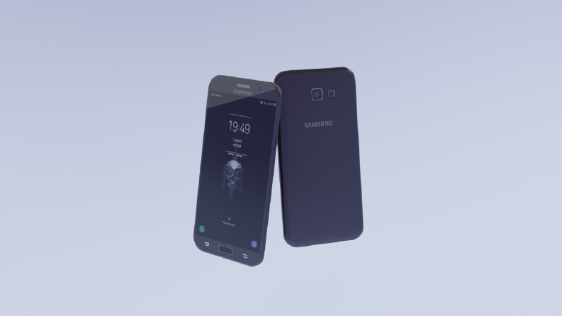 Samsung Galaxy A7 2017 3D Model