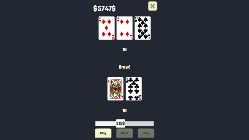 AbysJack Mobile Blackjack Oyunu