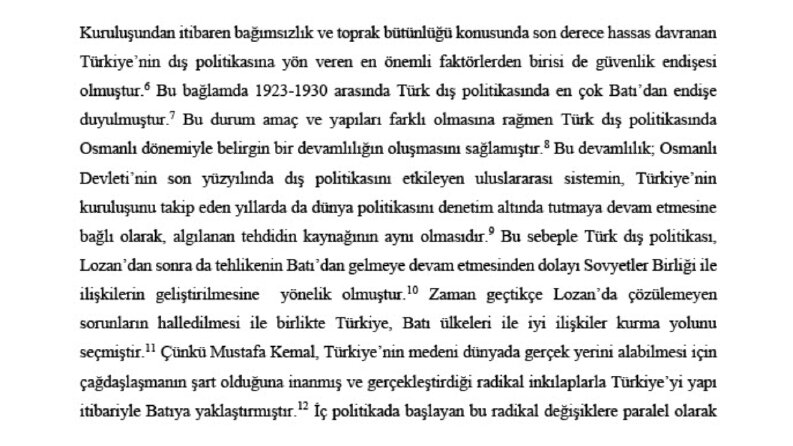 Makale / Tez Yazımı