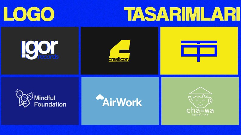 Minimal ve modern logo tasarımları 