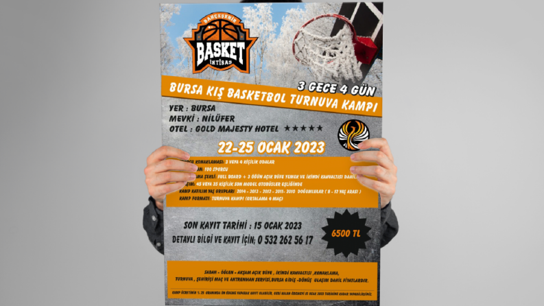 KAMP TANITIM AFİŞ ÇALIŞMASI 
