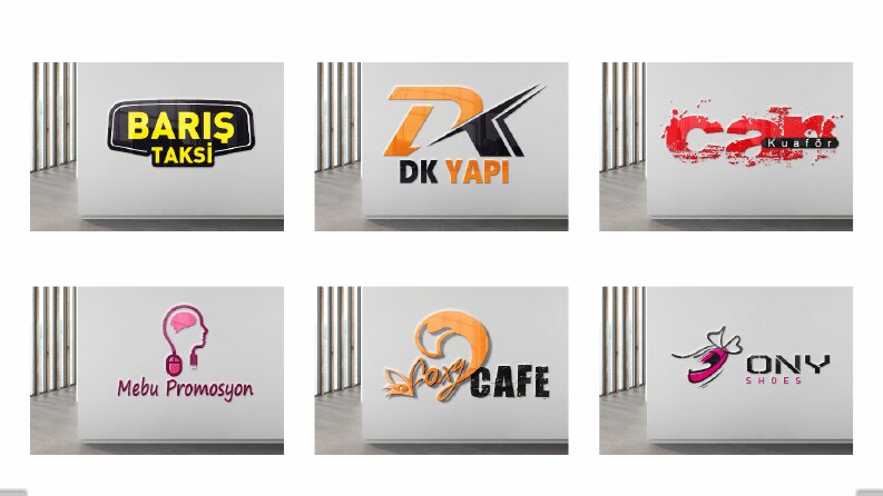 Farklı Firmalara Ait Logo Tasarımları