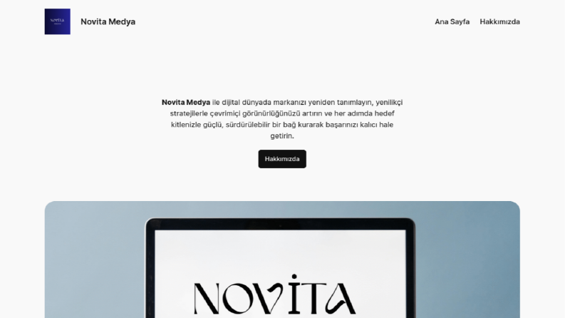 Novita Medya - Anahtar teslim WordPress sitesi