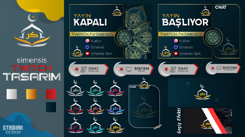 "simensis" İçin Hazırlanan Canlı Yayın Tasarımı