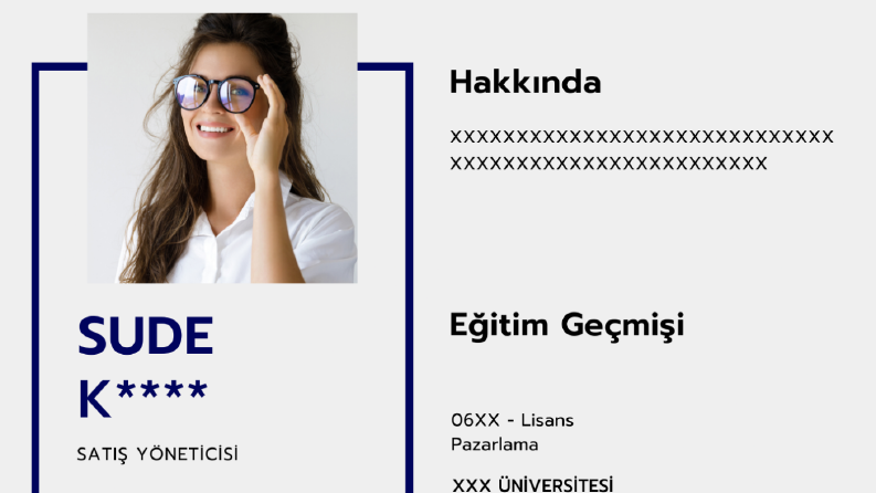 Cv- Kartvizit tasarımları