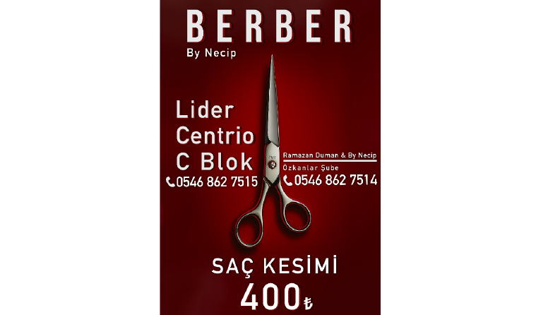 berber billboard tasarımı 