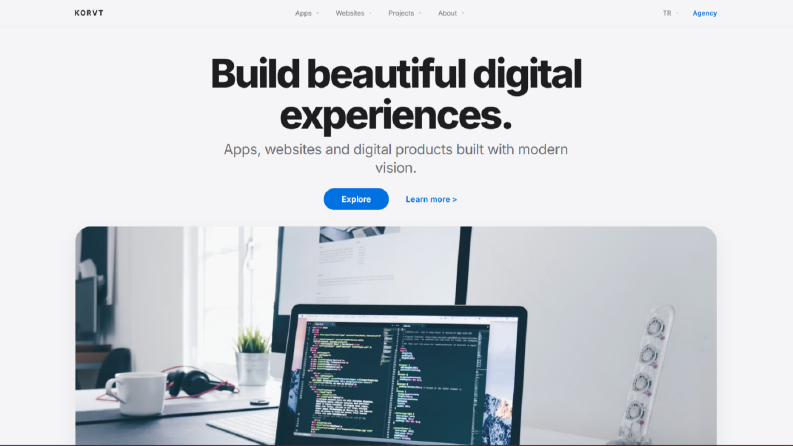 Korvt.com – Modern ve Hızlı Web Sitesi Tasarımı
