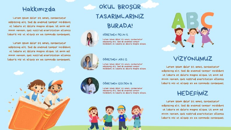 Etkileyici ve Profesyonel Broşür Tasarımları