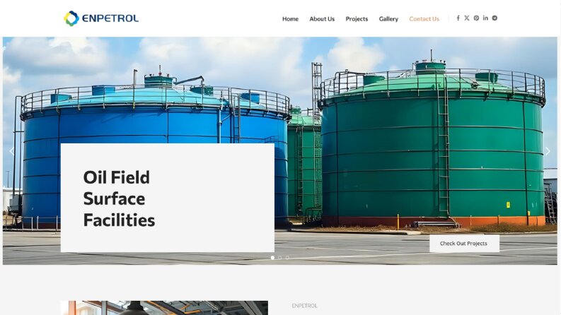 EnPetrol Kurumsal Web Tasarımı