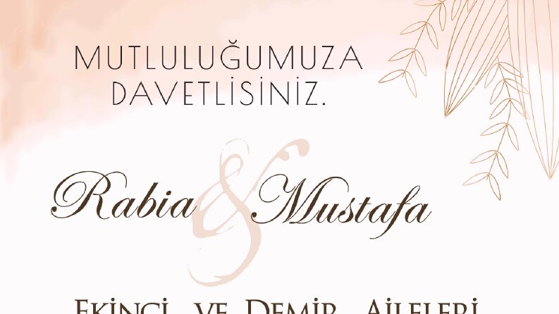 Davetiye Tasarımı
