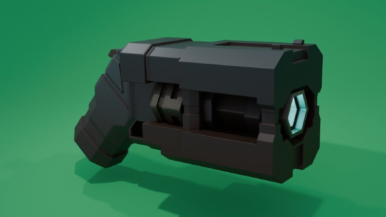 Low Poly Gun