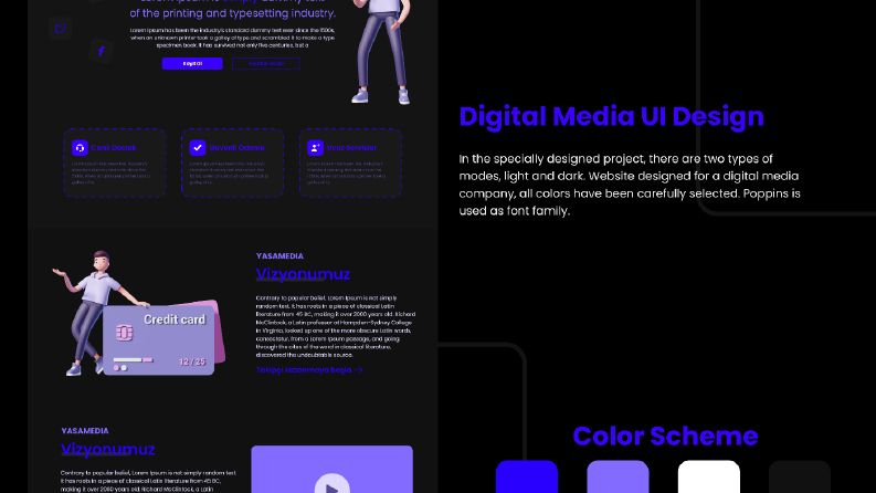 SMM Panel UI Tasarımı