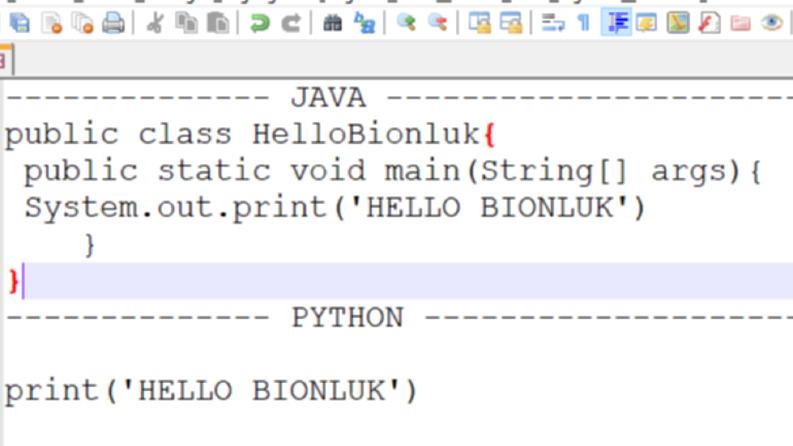 Python - JAVA
