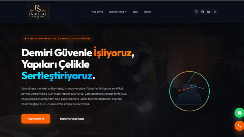 Profesyonel Demir Doğramacı Sitesi