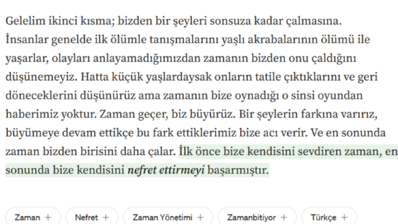 Medium - İnsanlık zamanı niye sevmiyor?