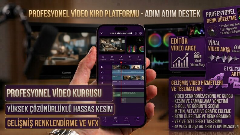 TikTok, Reels ve Shorts İçin Trend Kurgu & Edit Hizmeti