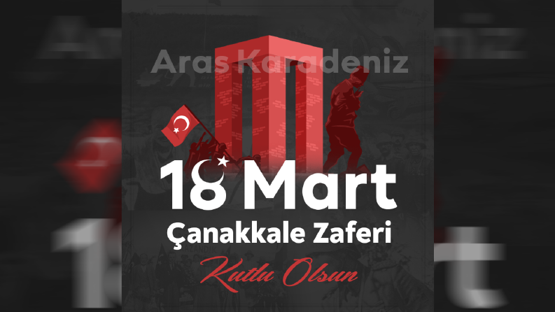 18 Mart Özel Gönderi Tasarımı