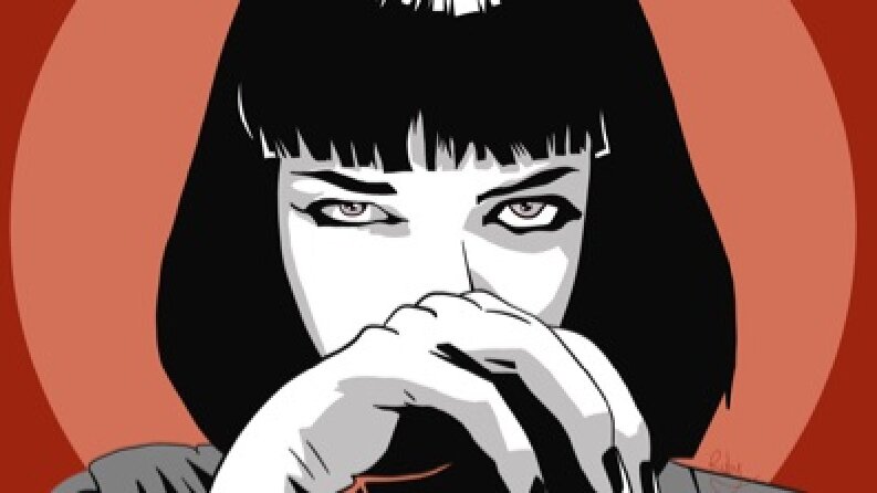 Mia Wallace İllüstrasyon | Pulp Fiction
