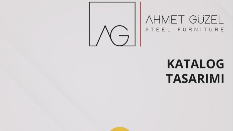 Ahmet Güzel Çelik Eşya Katalog Tasarımı