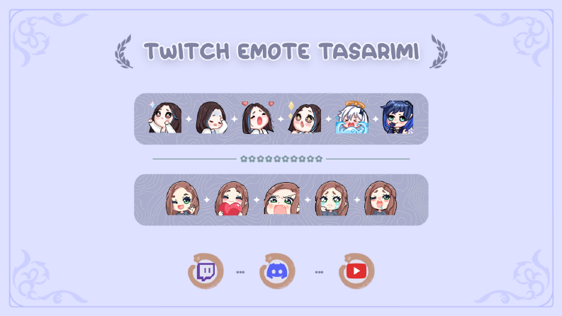 Emote ve Badge tasarımları