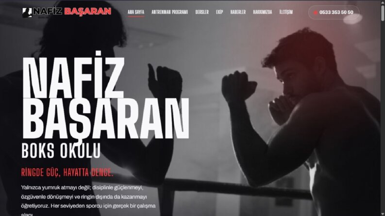 Nafiz Başaran Boks Okulu | Özel WordPress Teması