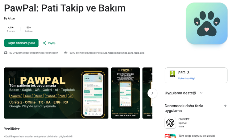 Pawpal - Pati Bakım