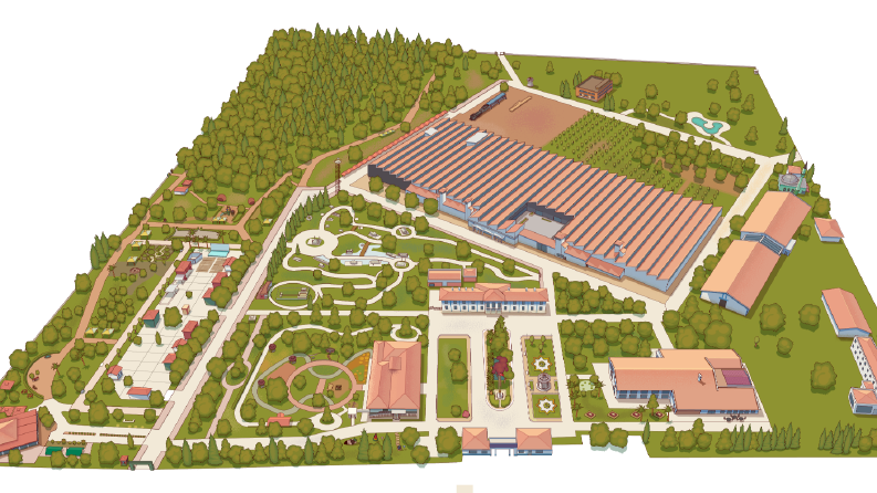 Dokuma Park-Harita İllüstrasyonu