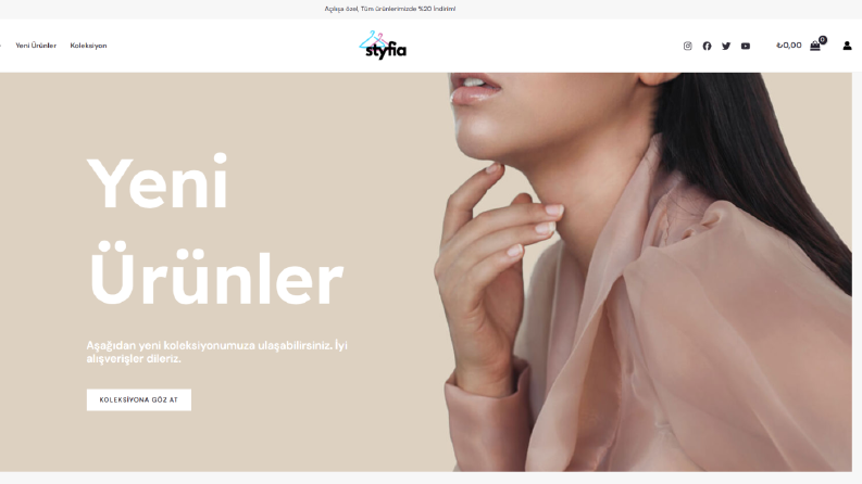 Styfia Moda - E-Ticaret Sitesi