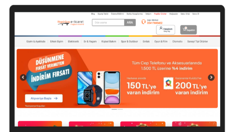Hepsiburada E-Ticaret Yazılımı